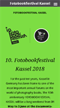 Mobile Screenshot of 2011.fotobookfestival.org