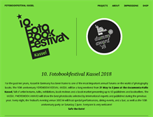 Tablet Screenshot of 2011.fotobookfestival.org